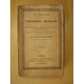 Citations extraites de fables en vers