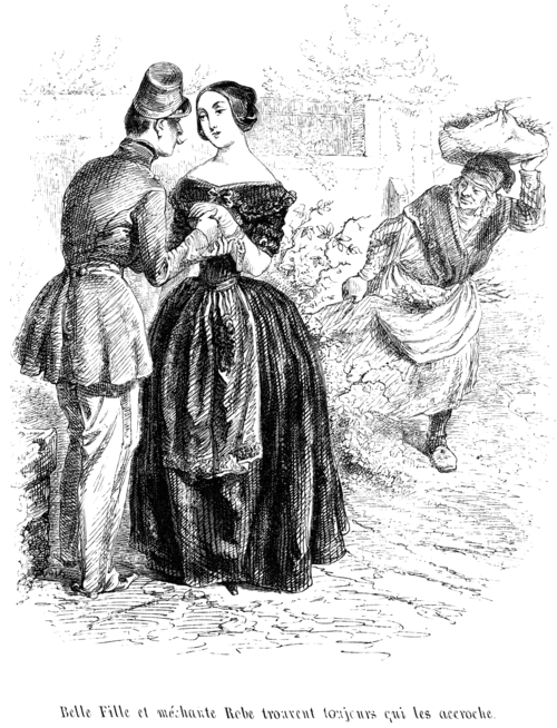 Belle Fille et mchante Robe trouvent toujours qui les accroche