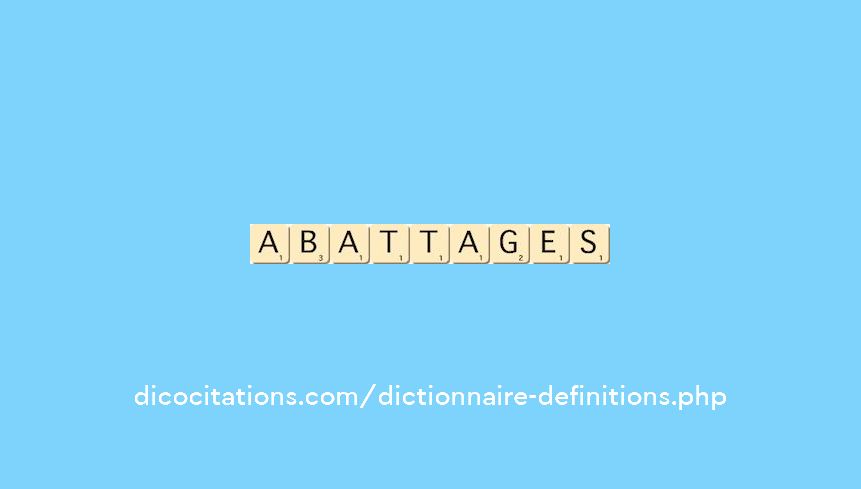 abattages abattages