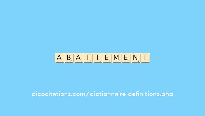 abattement abattement