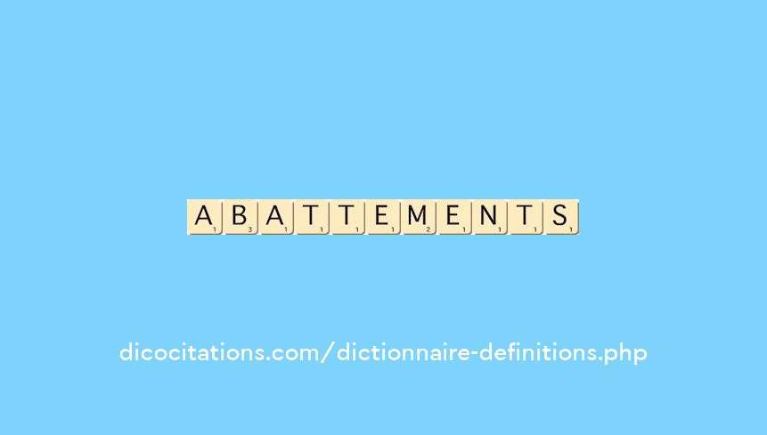 abattements abattements