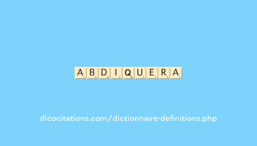abdiquera abdiquera