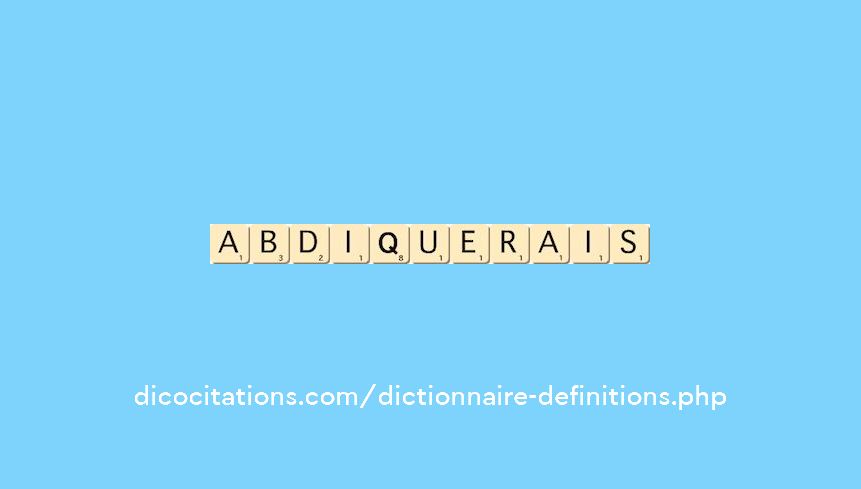 abdiquerais abdiquerais