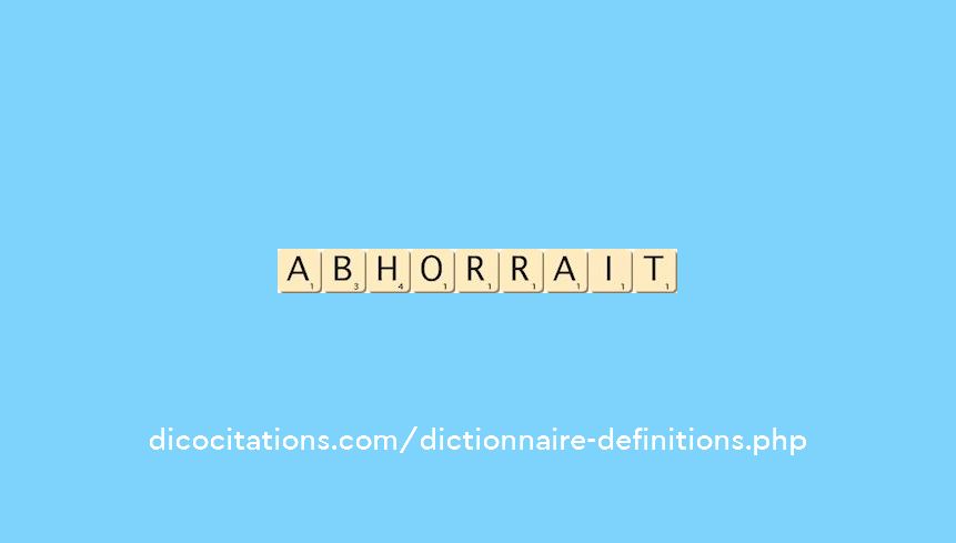 abhorrait abhorrait
