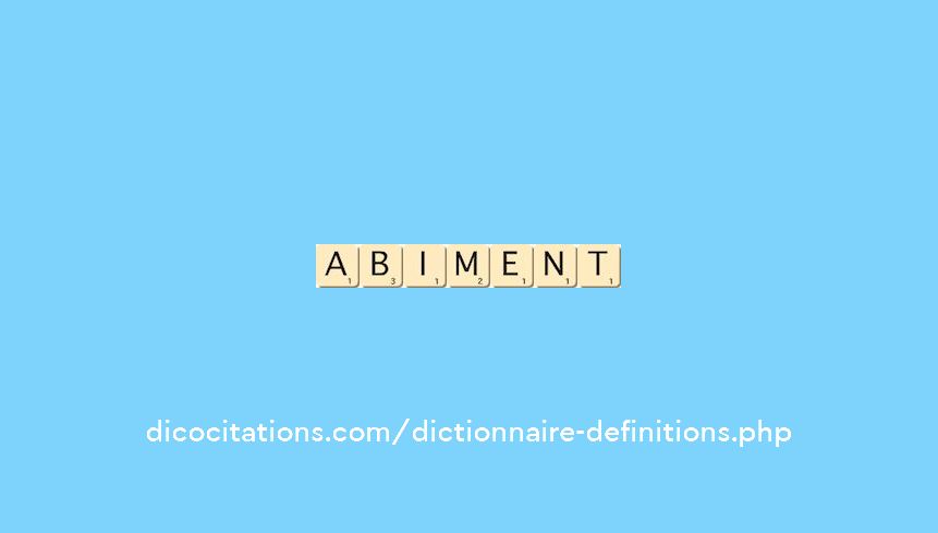abiment abiment