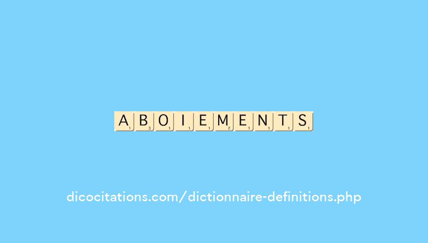 aboiements aboiements