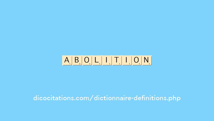 abolition