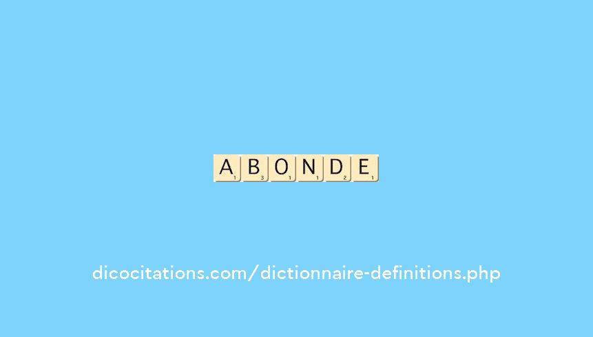 abonde