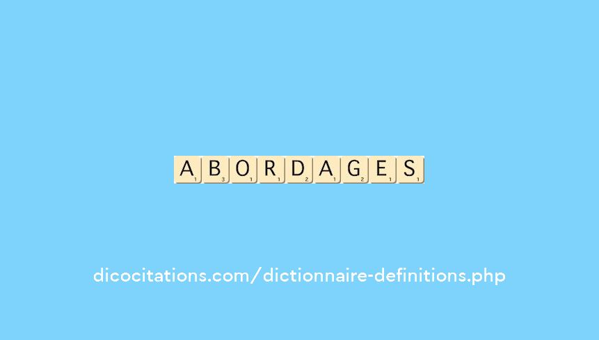 abordages abordages