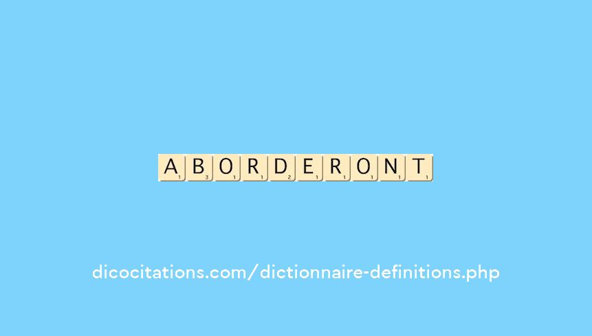 aborderont aborderont