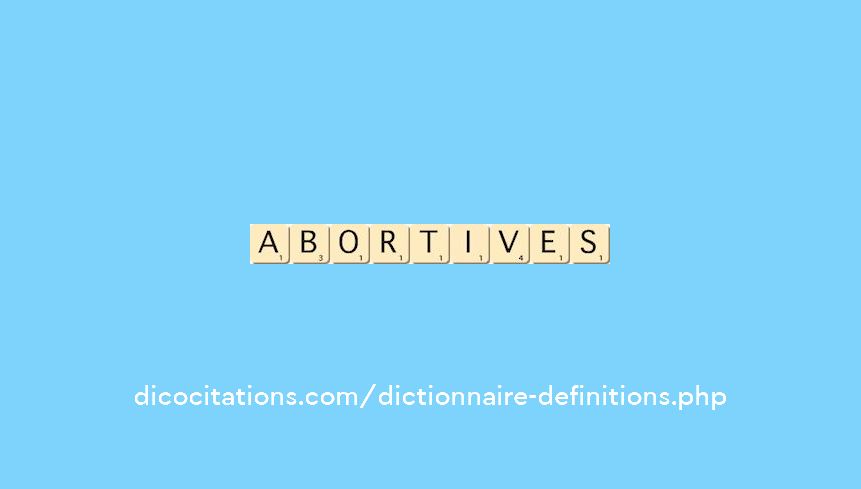 abortives abortives