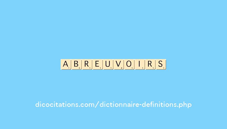 abreuvoirs
