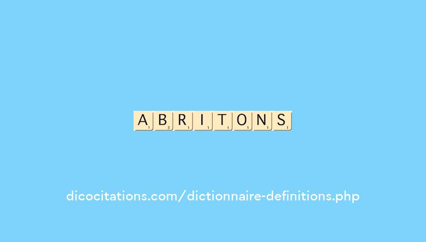 abritons abritons