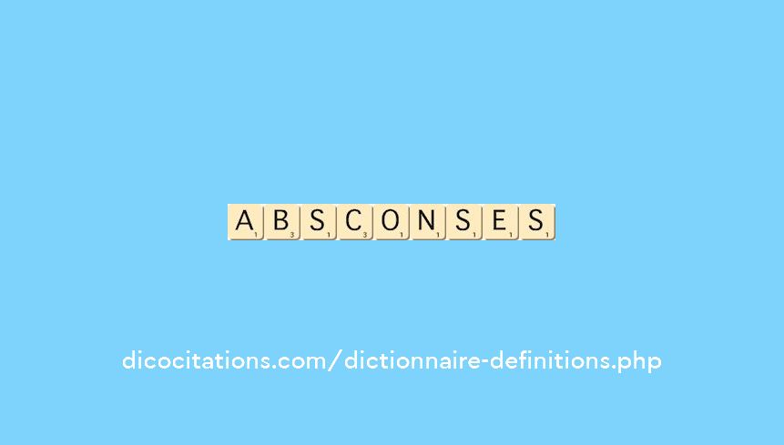 absconses absconses