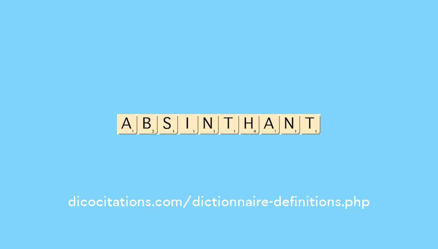 absinthant absinthant
