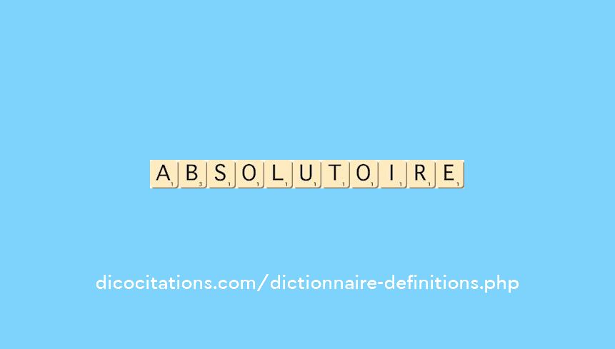 absolutoire