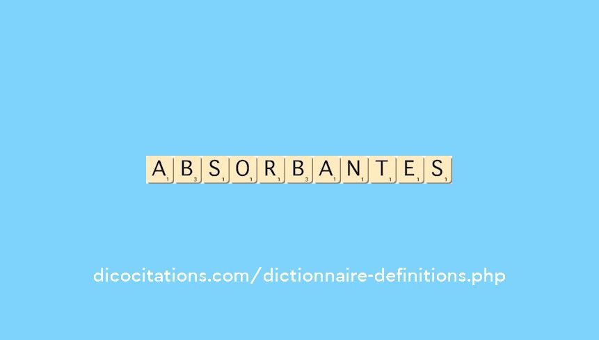 absorbantes