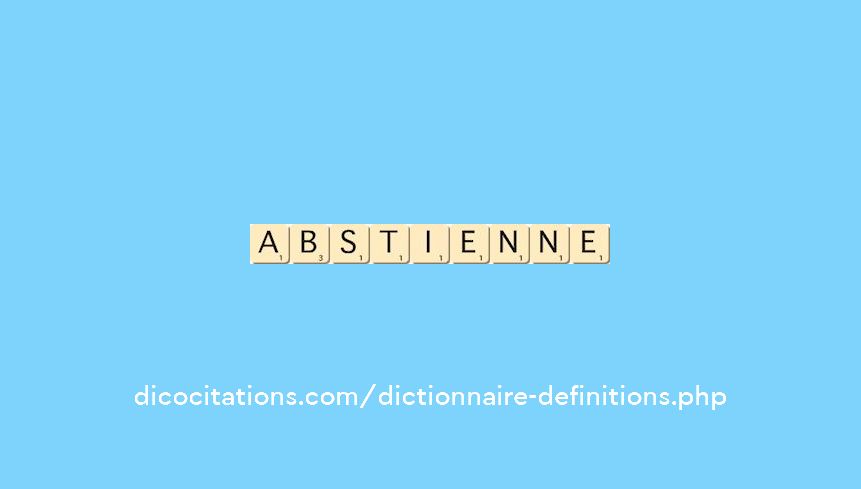 abstienne abstienne