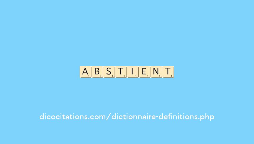 abstient abstient