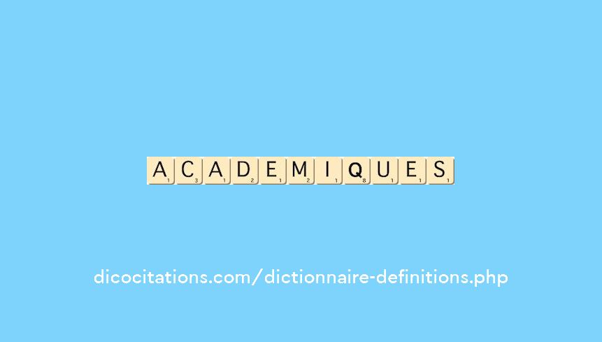 academiques academiques