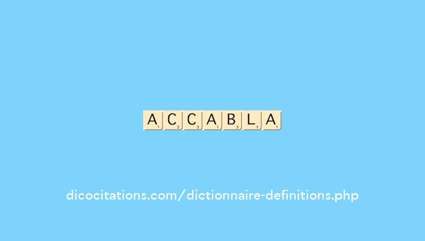 accabla accabla