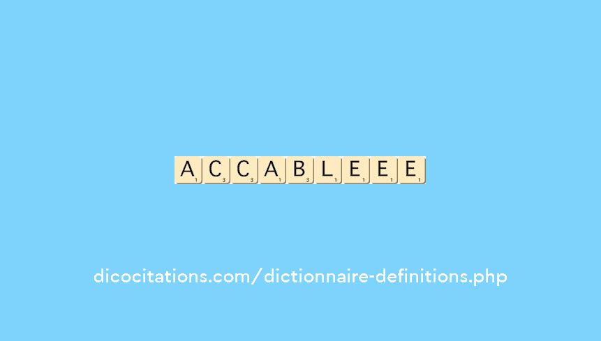 accable--ee