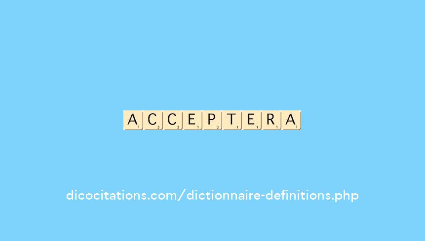 acceptera acceptera
