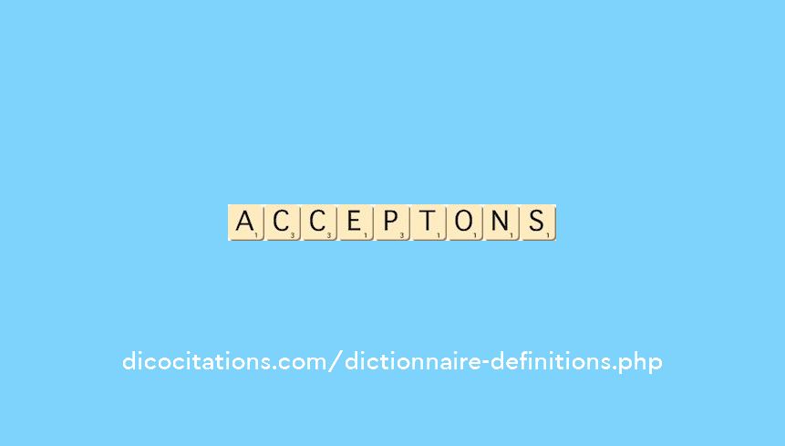 acceptons
