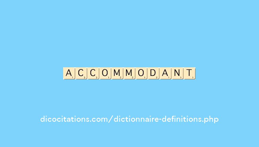 accommodant accommodant