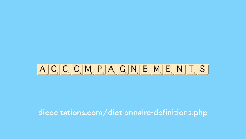 accompagnements accompagnements