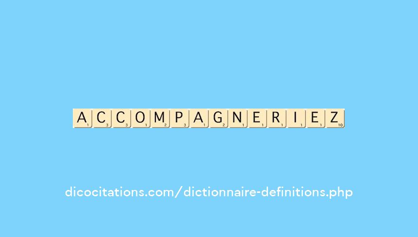accompagneriez accompagneriez