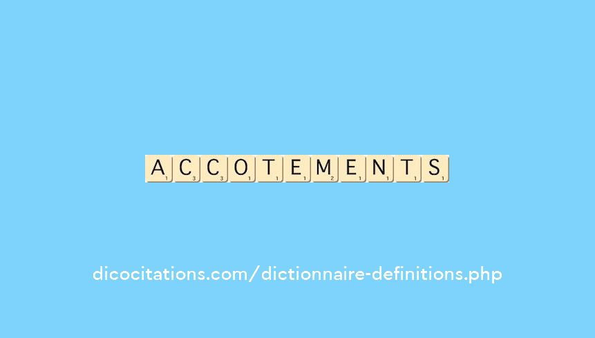 accotements accotements