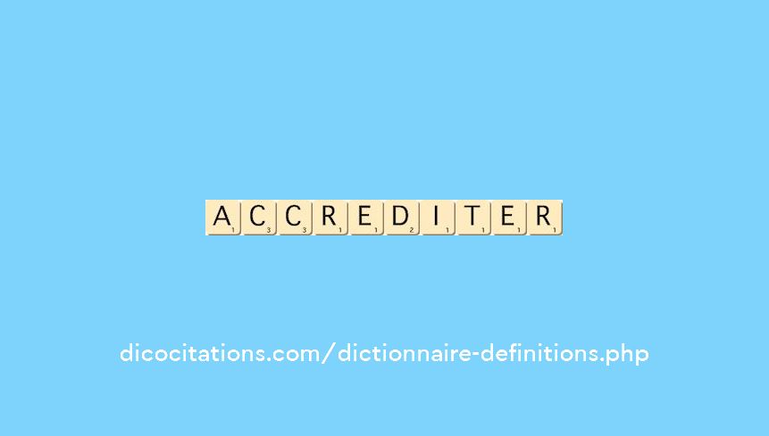 accrediter