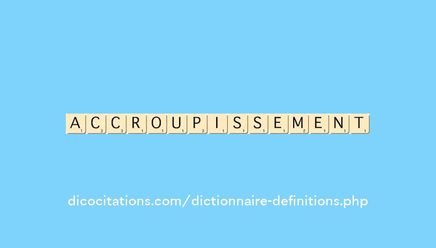 accroupissement accroupissement