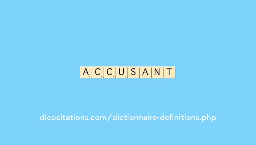accusant accusant