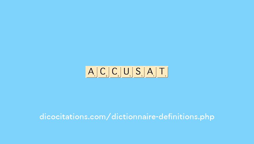 accusat accusat