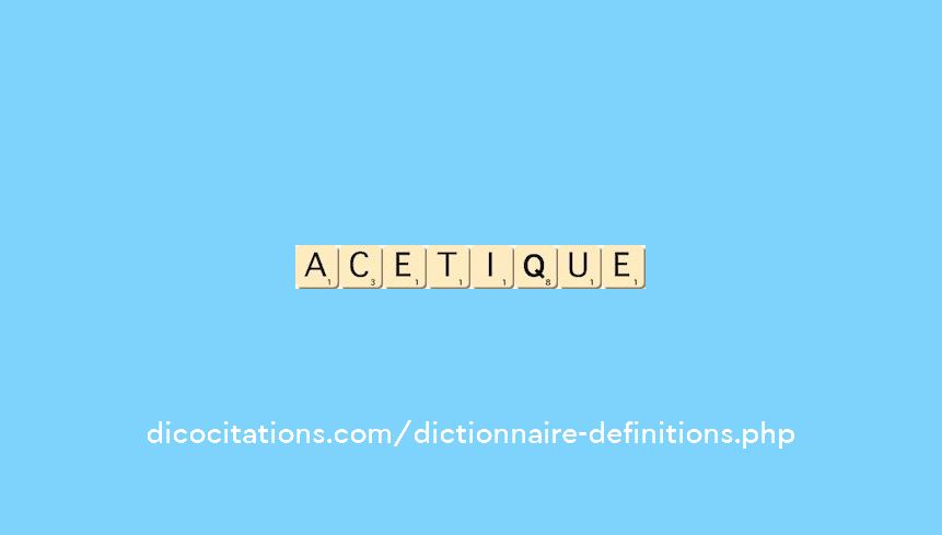 acetique acetique