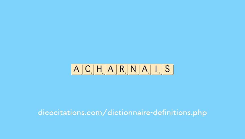 acharnais acharnais