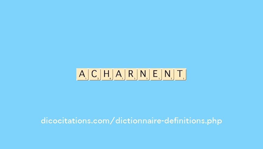 acharnent acharnent