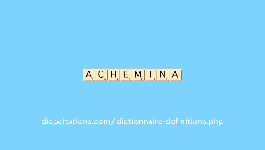 achemina achemina