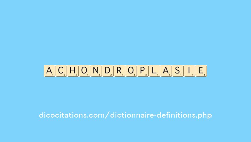 achondroplasie achondroplasie