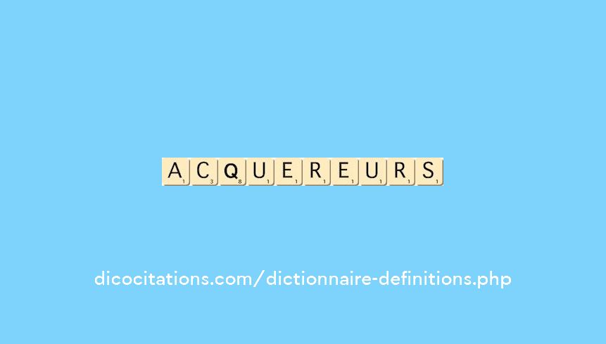 acquereurs acquereurs