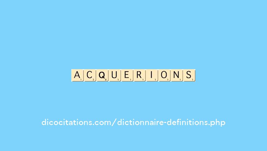 acquerions acquerions