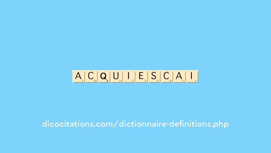 acquiescai acquiescai