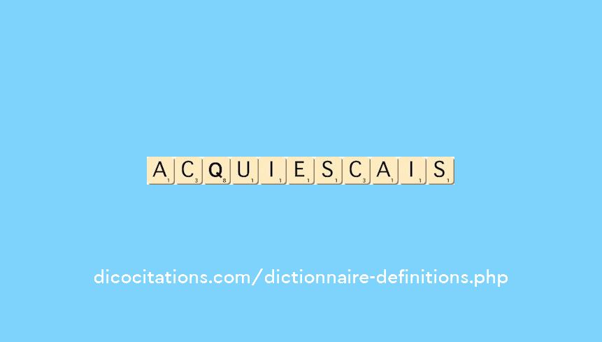 acquiescais acquiescais