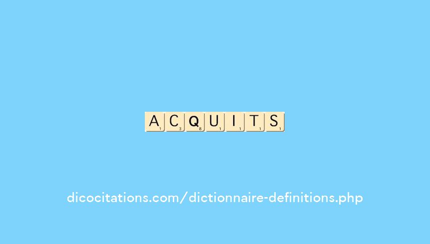 acquits