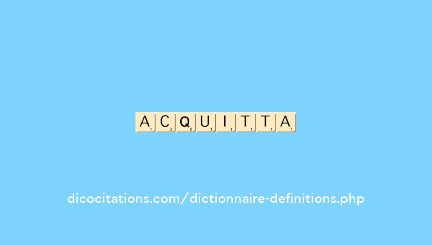 acquitta acquitta