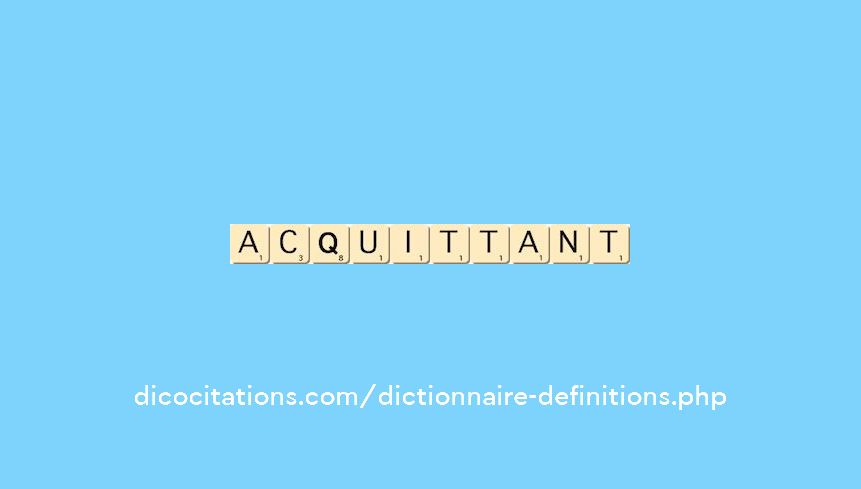 acquittant acquittant