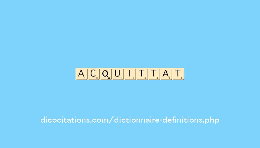 acquittat acquittat