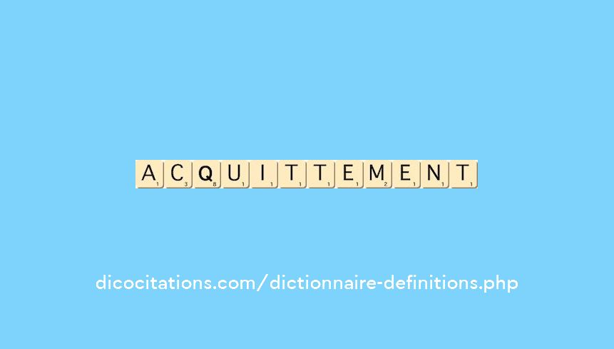 acquittement